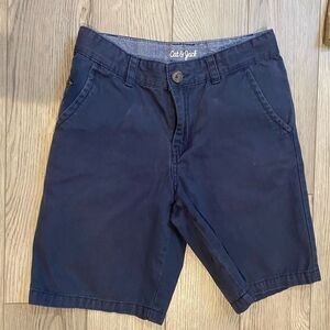 2/27$❤️❤️❤️Cat &Jack Navy flat front chino’s boys 12
